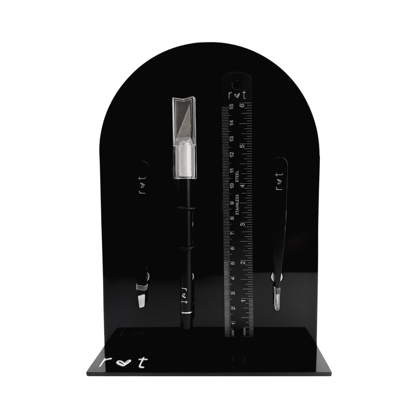 Acrylic Tool Stand · Black